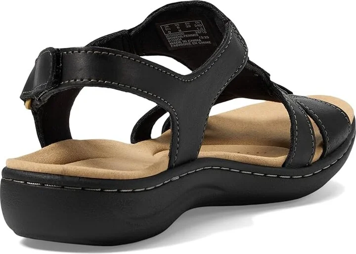 Clarks Laurieann Kay Women's Shoes Black Leather : 7 A - Narrow - Image 4