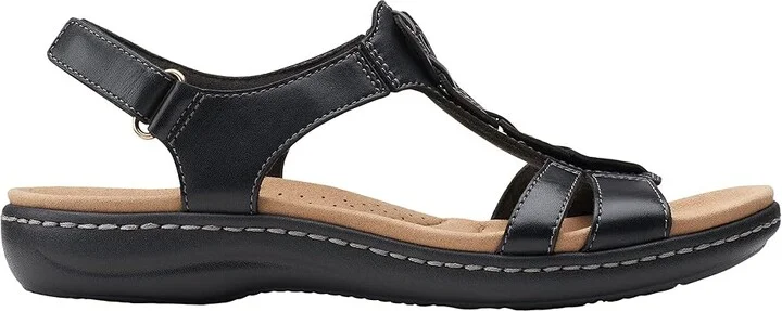Clarks Laurieann Kay Women's Shoes Black Leather : 7 A - Narrow - Image 7