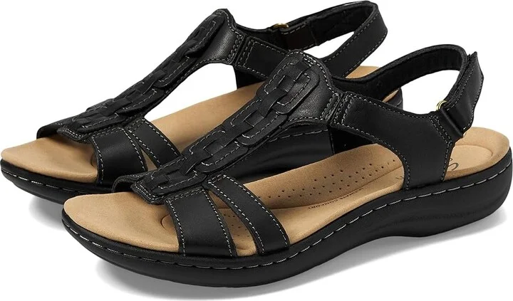 Clarks Laurieann Kay Women's Shoes Black Leather : 7 A - Narrow