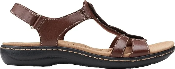 Clarks Laurieann Kay Women's Shoes Tan Leather : 7 A - Narrow - Image 7