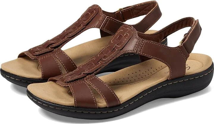 Clarks Laurieann Kay Women's Shoes Tan Leather : 7 A - Narrow
