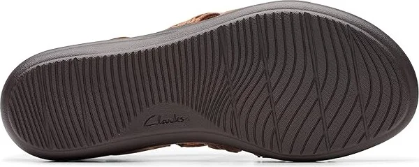 Clarks Laurieann Rena Women's Sandals Tan Combi : 5 B - Medium, Leather/Rubber - Image 3