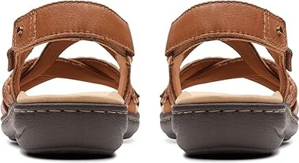 Clarks Laurieann Rena Women's Sandals Tan Combi : 5 B - Medium, Leather/Rubber - Image 4