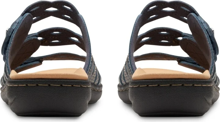 Clarks Laurieann Ruby Scalloped Strap Slide Sandals - Image 7