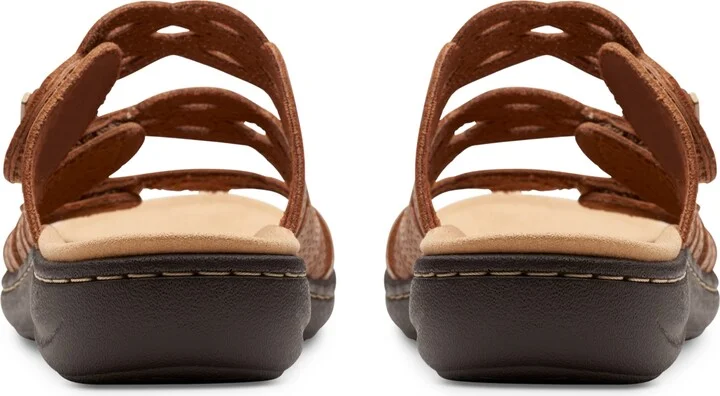 Clarks Laurieann Ruby Scalloped Strap Slide Sandals - Image 11