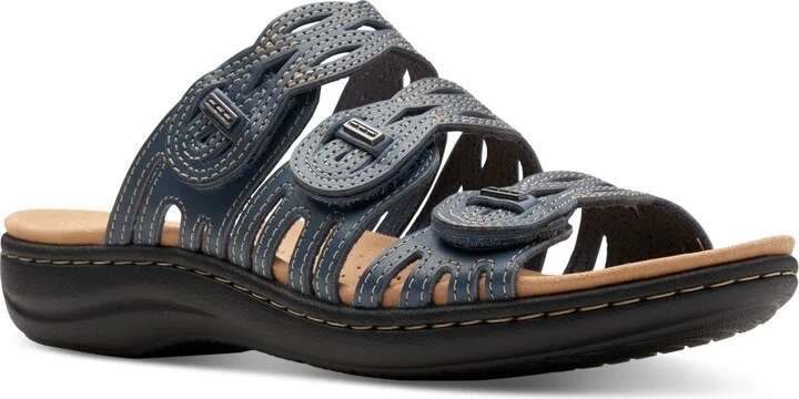 Blue Grey Leather