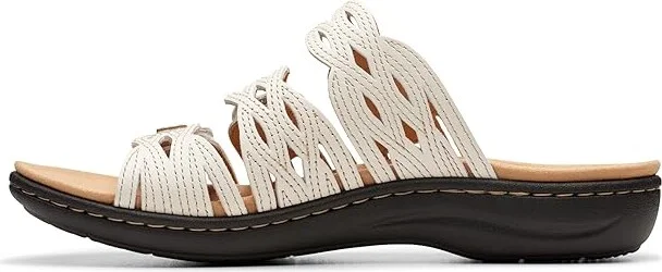 Clarks Laurieann Ruby Women's Sandals Off-White Leather : 11 A - Narrow, Leather/Rubber - Image 5