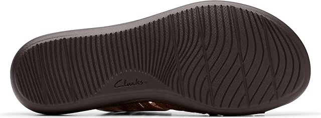 Clarks Laurieann Ruby Women's Sandals Tan Leather : 6 B - Medium, Leather/Rubber - Image 3