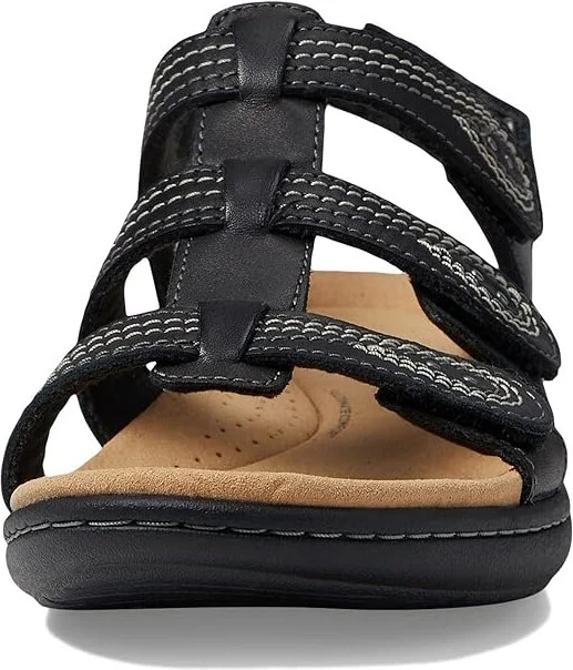 Clarks Laurieann Vine Women's Shoes Black Leather : 7 A - Narrow - Image 2