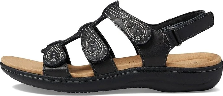 Clarks Laurieann Vine Women's Shoes Black Leather : 7 A - Narrow - Image 5