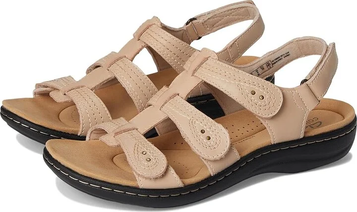 Clarks Laurieann Vine Women's Shoes Sand Leather : 8.5 A - Narrow