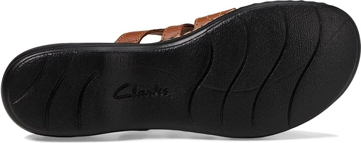 Clarks Leisa Cacti Q Women's Sandals Brown : 7 B - Medium, Leather - Image 4