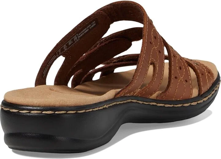 Clarks Leisa Cacti Q Women's Sandals Brown : 7 B - Medium, Leather - Image 5