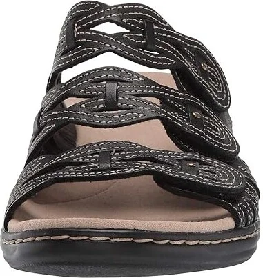 Clarks Leisa Faye Women's Shoes Black Leather : 5.5 B - Medium, Synthetic - Image 6