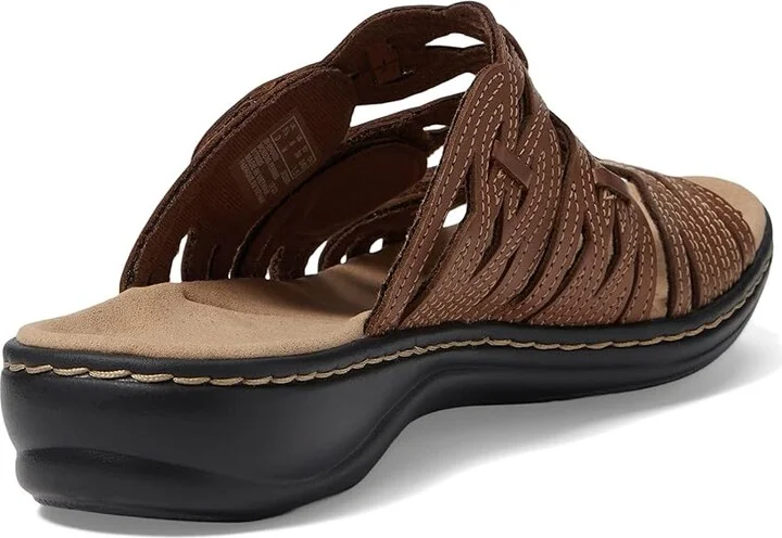 Clarks Leisa Faye Women's Shoes Tan Leather : 6 B - Medium, Synthetic - Image 5