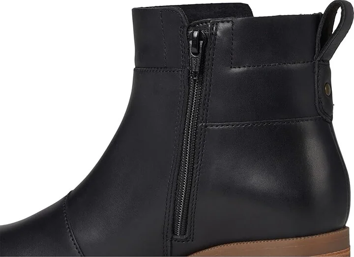 Clarks Lileigh Charm Women's Boots Black Leather : 11 B - Medium, Leather/Mesh/Rubber - Image 7