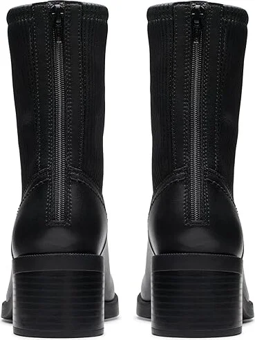 Clarks Lileigh Holly Women's Boots Black Leather : 9.5 B - Medium - Image 4