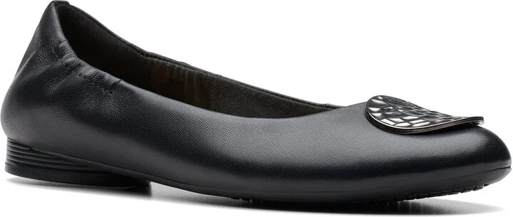 Clarks Loreleigh Ave Leather Flat