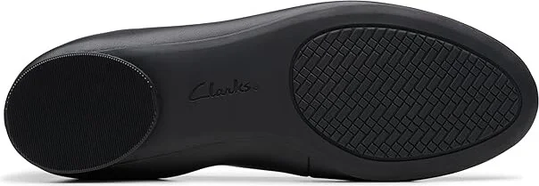 Clarks Loreleigh Ave Women's Flat Shoes Black Leather : 7 B - Medium, Leather/Rubber - Image 3