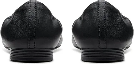 Clarks Loreleigh Ave Women's Flat Shoes Black Leather : 7 B - Medium, Leather/Rubber - Image 4