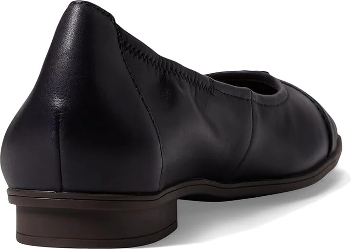 Clarks Lyrical Sky Women's Slippers Navy Leather : 7 D - Wide - Image 4