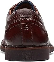Clarks Malwood Lace Men's Shoes Brown Leather : 7 D - Medium - Image 3