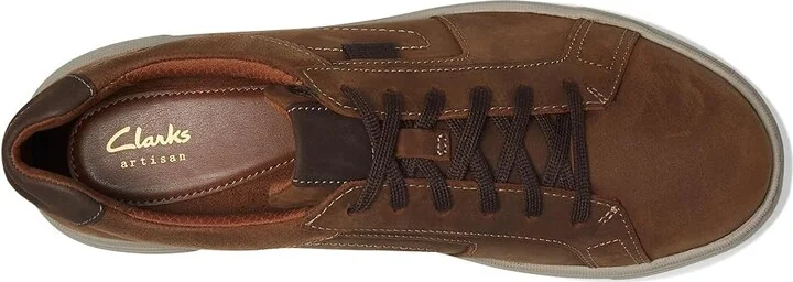 Clarks Mapstone Lace Men's Shoes Beeswax Leather : 10.5 EE - Wide - Image 2