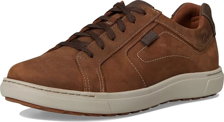 Clarks Mapstone Lace Men's Shoes Beeswax Leather : 10.5 EE - Wide - Image 5