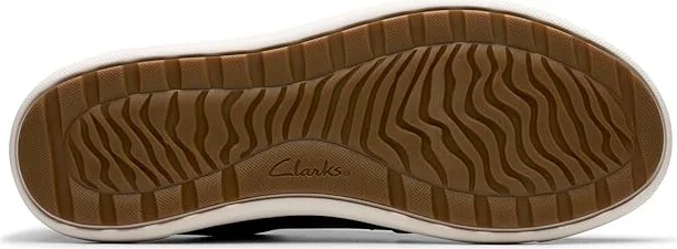 Clarks Mapstone Lace Men's Shoes Black Leather : 13 EE - Wide - Image 3