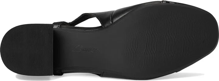 Clarks Marilyn Rose High Women's Heels Black Combi Leather : 7 B - Medium, Leather/Rubber - Image 3