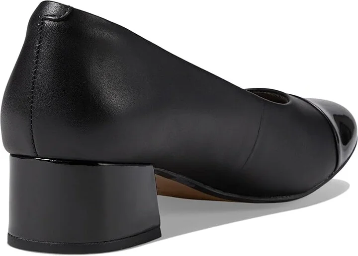Clarks Marilyn Sara Women's Shoes Black Leather/Synthetic Combination : 5 B - Medium, Synthetic/Leather - Image 4