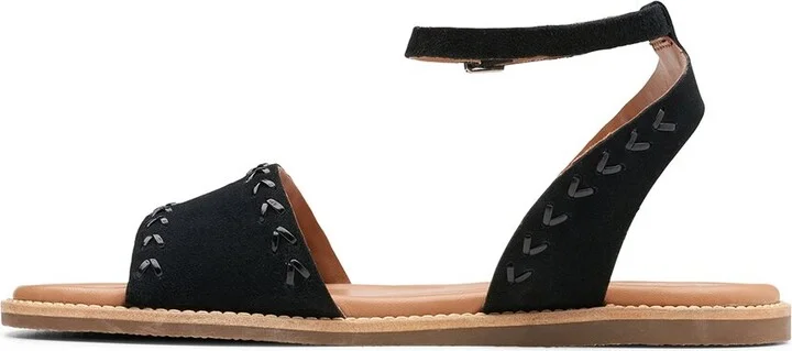 Clarks Maritime May Suede Sandal - Image 2