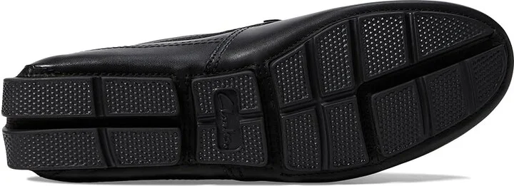 Clarks Markman Plain Men's Shoes Black Leather : 7 D - Medium - Image 3