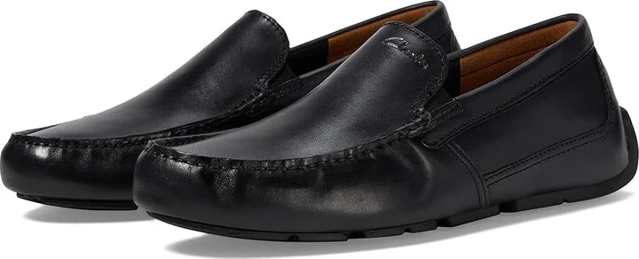 Clarks Markman Plain Men's Shoes Black Leather : 7 D - Medium