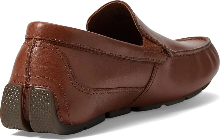 Clarks Markman Plain Men's Shoes Dark Tan Leather : 8.5 D - Medium - Image 4
