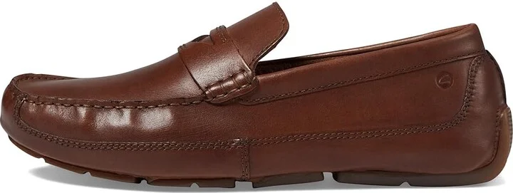 Clarks Markman Way Men's Shoes Dark Tan Leather : 10 D - Medium - Image 6