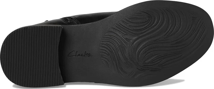 Clarks Maye Bella Women's Boots Black Leather : 5.5 B - Medium - Image 3