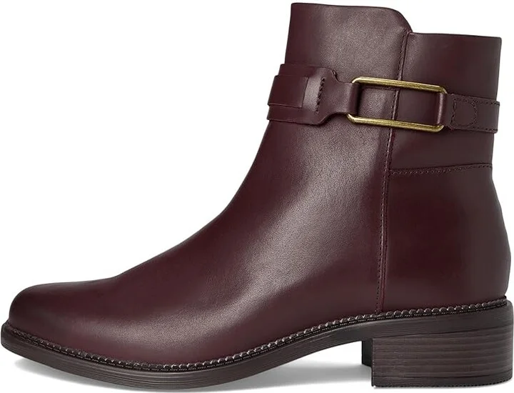 Clarks Maye Bella Women's Boots Bordeaux Leather : 5 B - Medium - Image 6