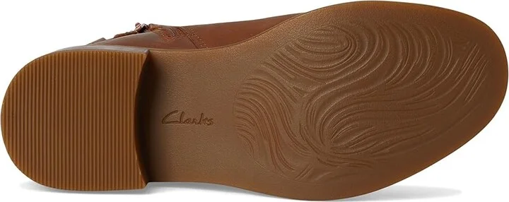 Clarks Maye Bella Women's Boots Tan Leather : 7.5 B - Medium - Image 3
