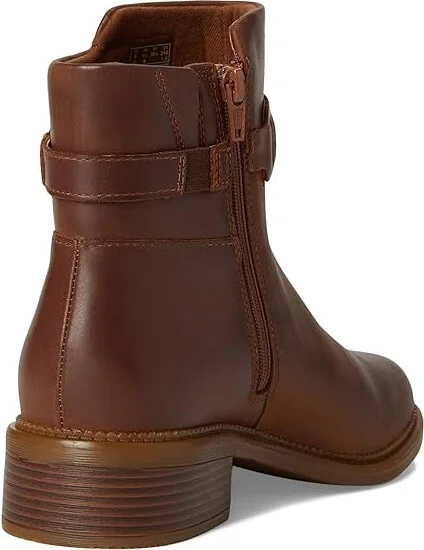 Clarks Maye Bella Women's Boots Tan Leather : 7.5 B - Medium - Image 4