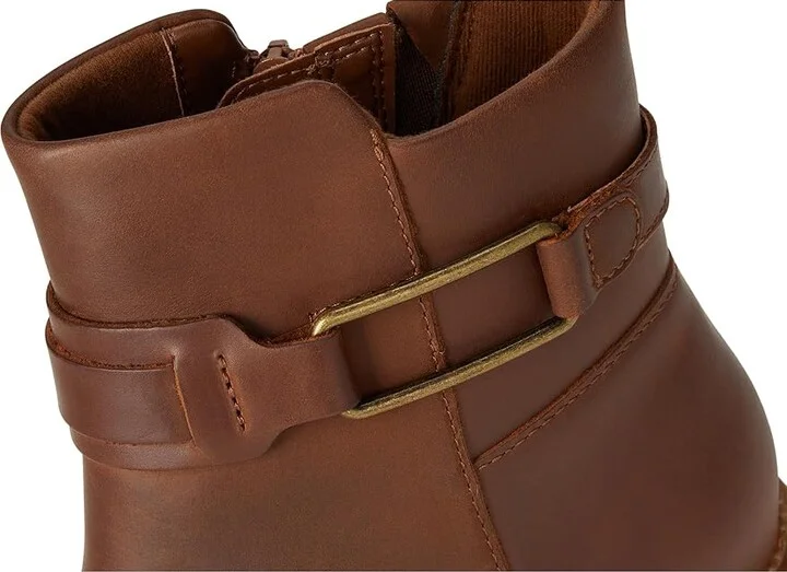 Clarks Maye Bella Women's Boots Tan Leather : 7.5 B - Medium - Image 7
