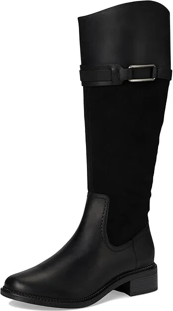 Clarks Maye Carly Women's Boots Black Leather : 6.5 B - Medium - Image 5