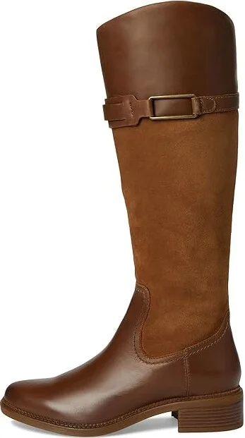Clarks Maye Carly Women's Boots Tan Leather : 5 B - Medium - Image 6