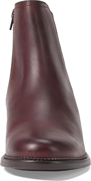 Clarks Maye Palm Women's Boots Bordeaux Leather : 5.5 B - Medium, Leather/Textile - Image 2