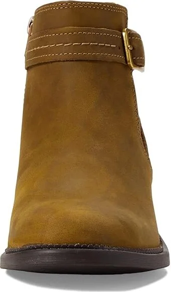 Clarks Maye Strap Women's Boots Dark Tan Leather : 5.5 B - Medium - Image 2
