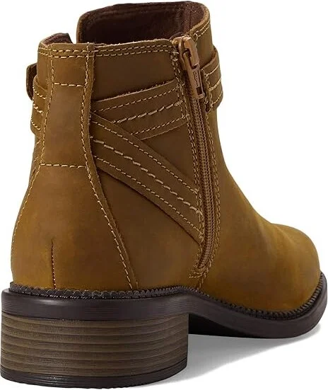 Clarks Maye Strap Women's Boots Dark Tan Leather : 5.5 B - Medium - Image 4