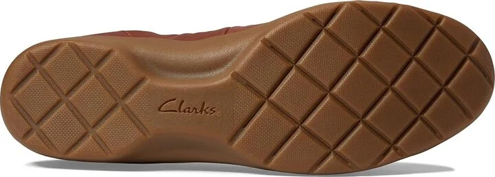 Clarks Meadow Rae Women's Flat Shoes Tan Leather : 8 B - Medium - Image 3