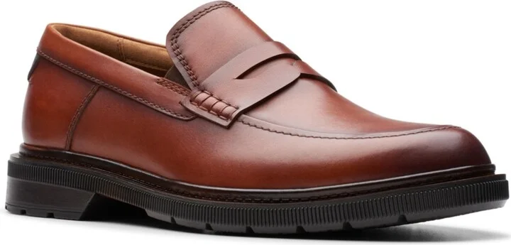 Clarks Men's Collection Burchill Penny Slip On Loafers
