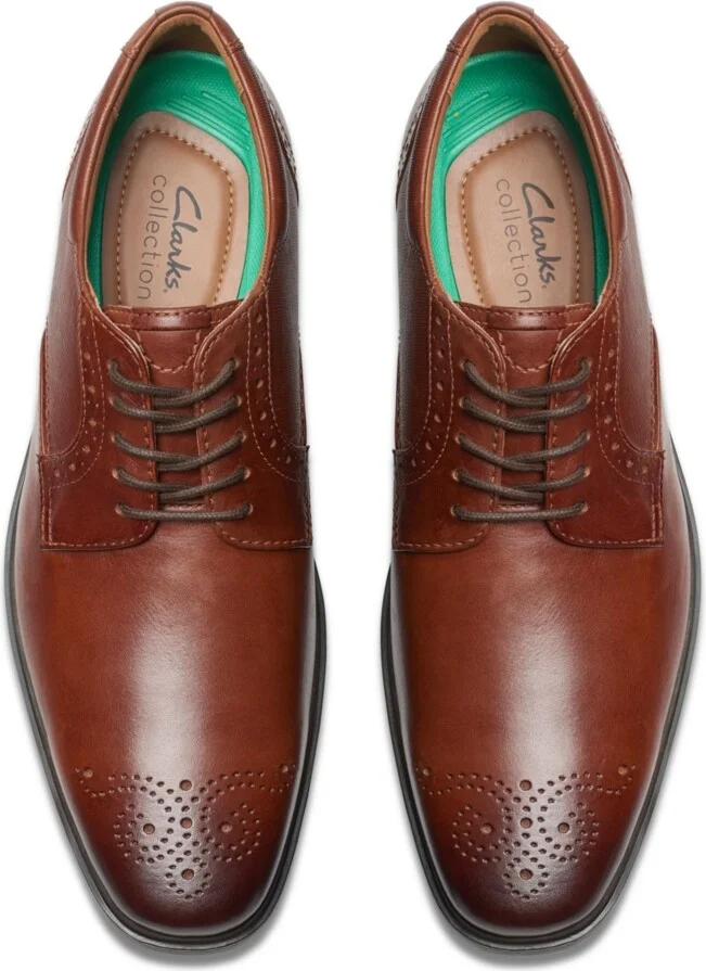 Clarks Men's Collection Clarkslite Tie Slip On Dress Shoes - Image 9
