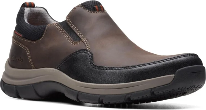 Clarks Men's Collection Walpath Step Leather Slip On Shoes